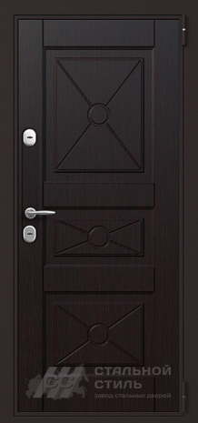 Дверь «Дверь УЛ №24» c отделкой МДФ Шпон